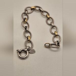 Elegant Two-Tone Bracelet